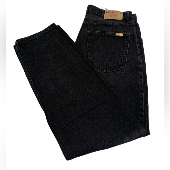 Levi Strauss Signature Relaxed Fit Jeans - Black - Men's 32x32 - Picture 1 of 7